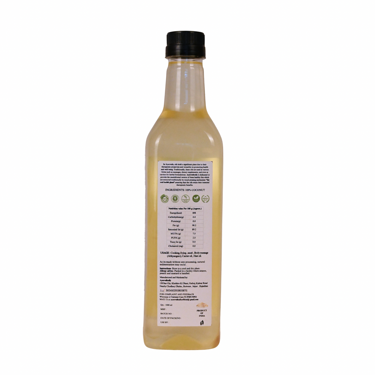 Coconut oil