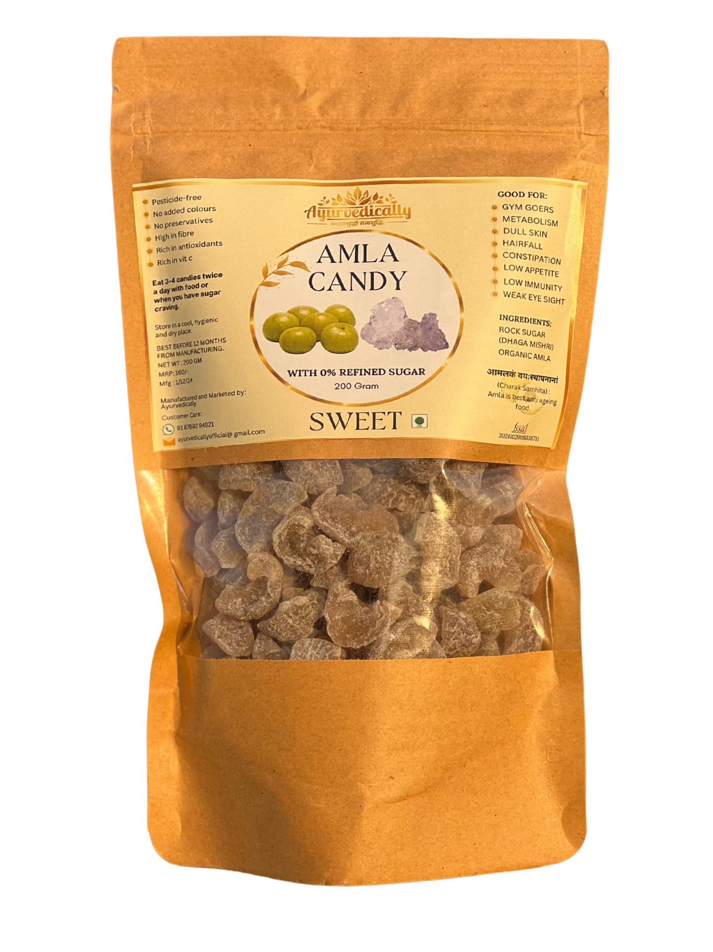 Amla Candy (sweet dhaga mishri)