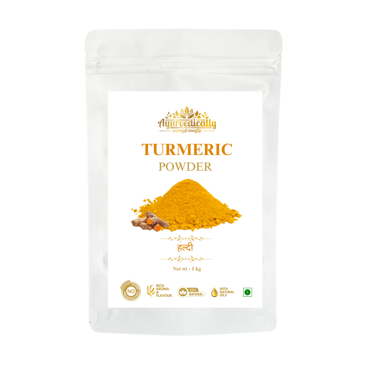 Pure Turmeric Powder - Single-Origin, Unadulterated (1kg)